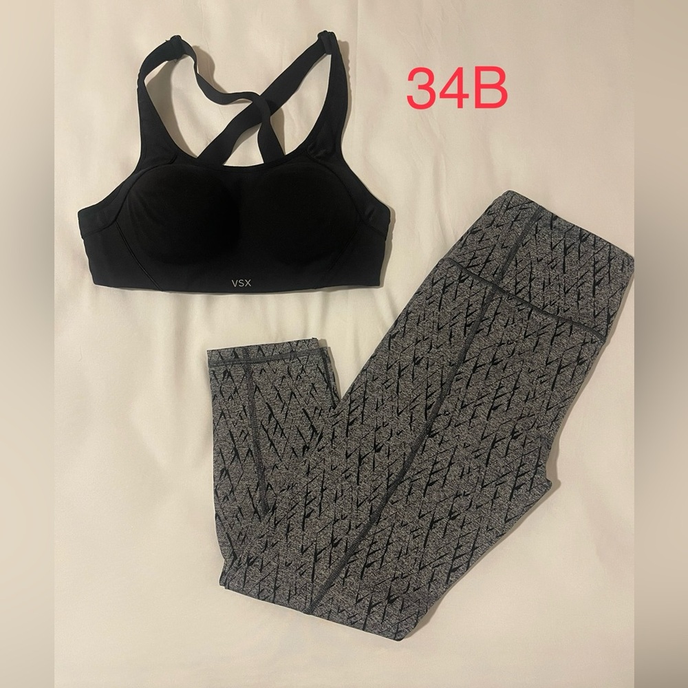 Victorias Secret leggings and bra
